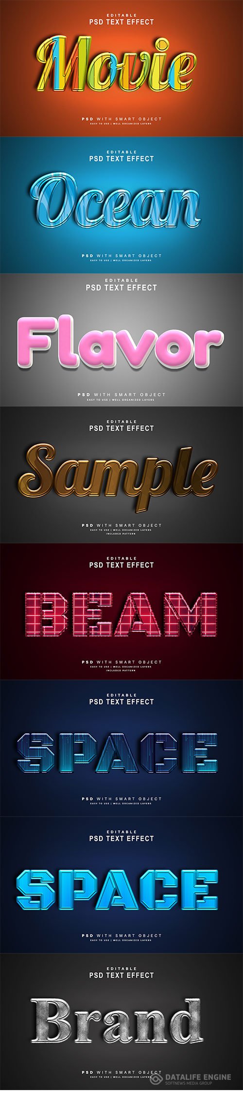 Psd text effect set vol 66