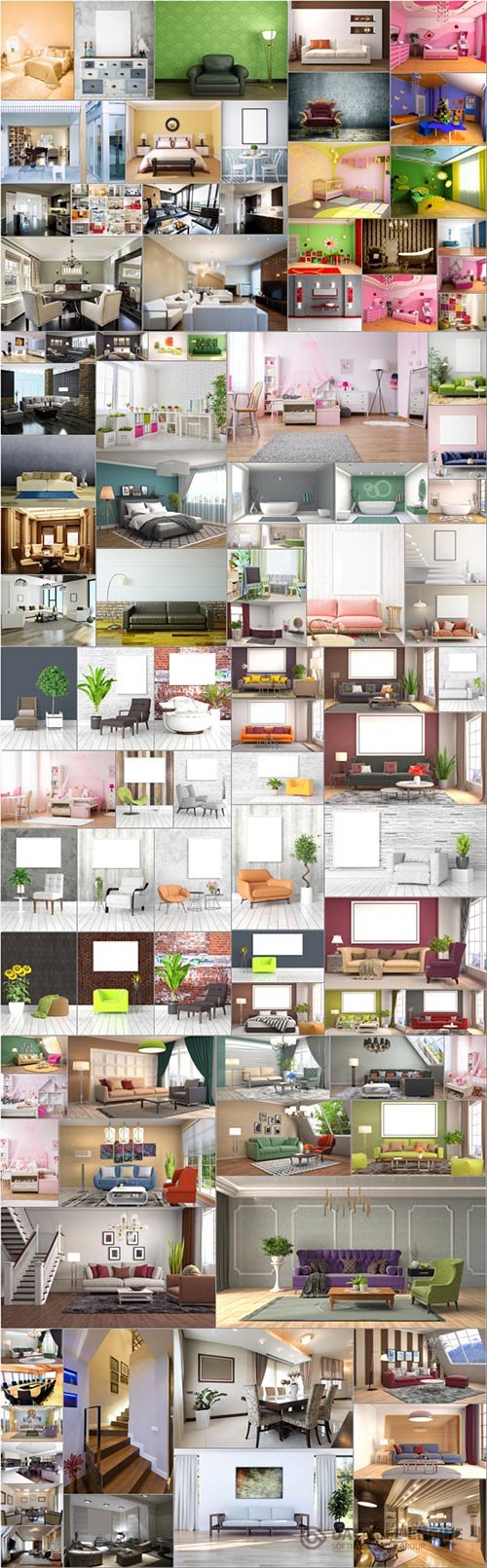 Interior, stock photo bundle vol 5