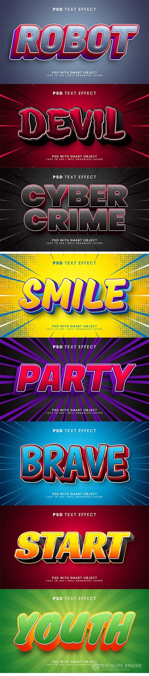 Psd text effect set vol 59