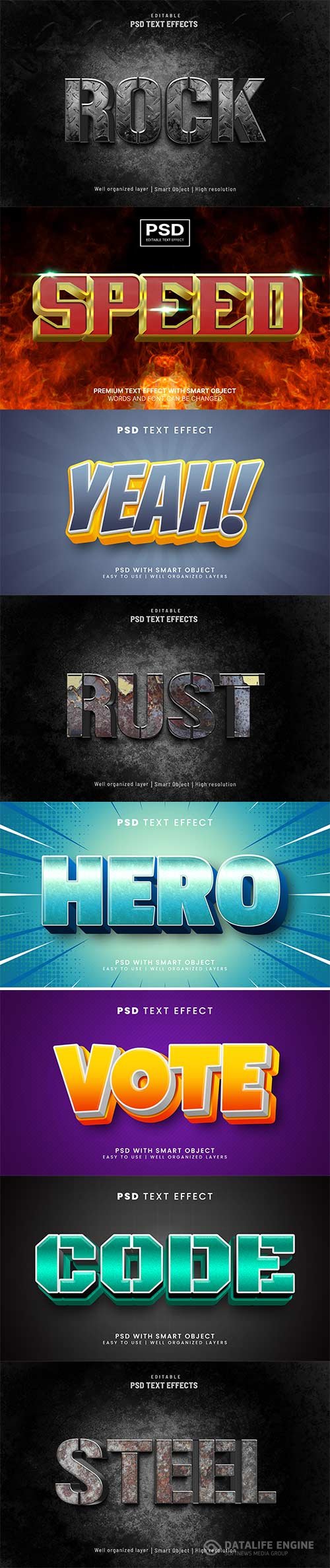 Psd text effect set vol 60