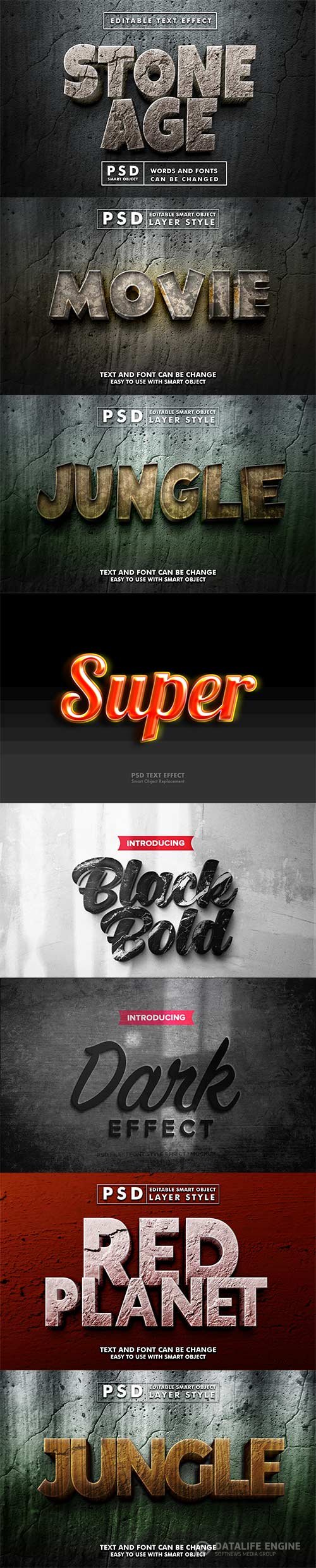 Psd text effect set vol 51