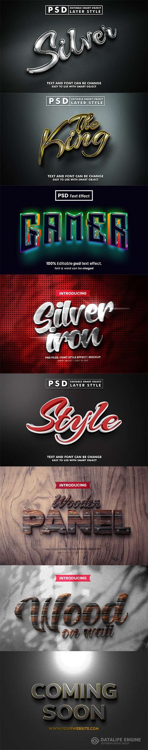 Psd text effect set vol 49