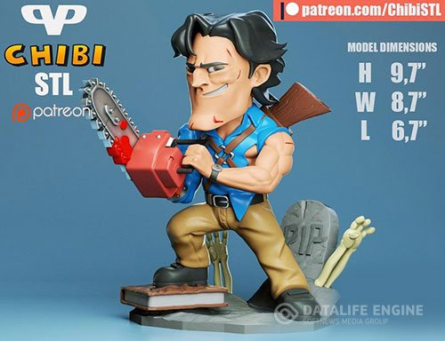 3DXM - Ash Evil Dead Chibi