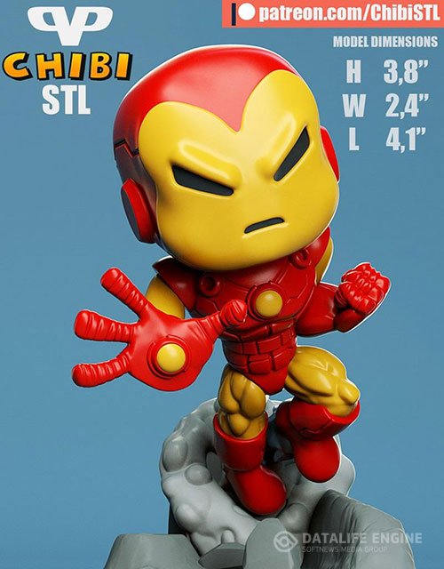 3DXM - Iron-Man Chibi (Marvel)