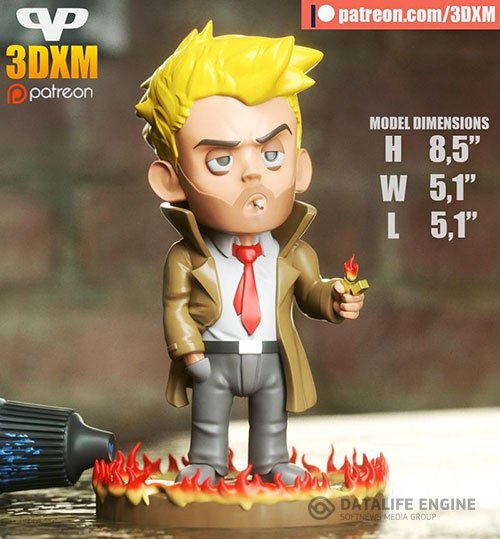 3DXM - Constantine Chibi