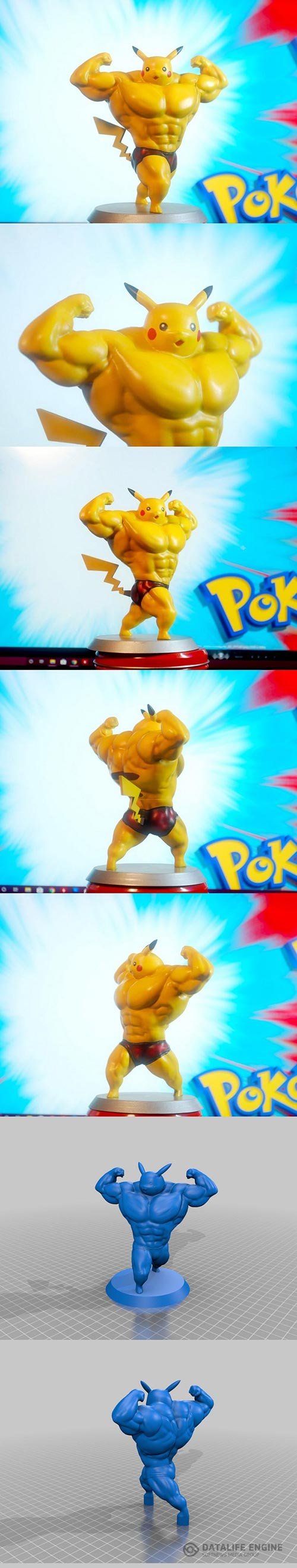 Ultra swole Pikachu - pokemon