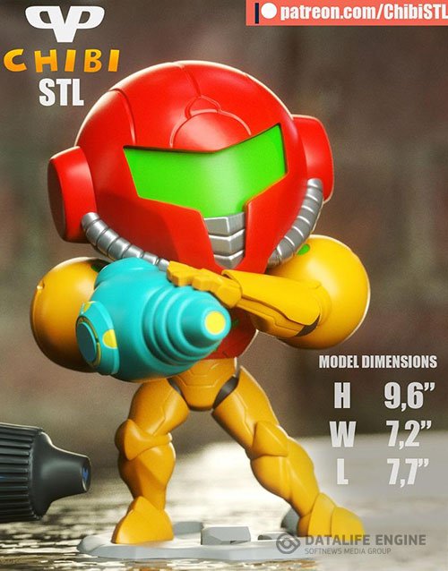 3DXM - Metroid Prime Chibi