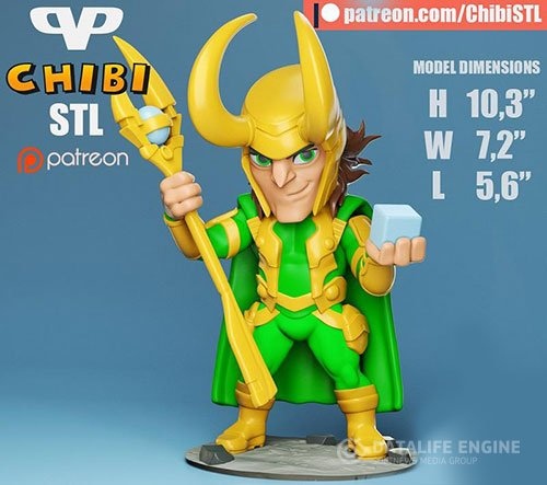 3DXM - Loki Chibi