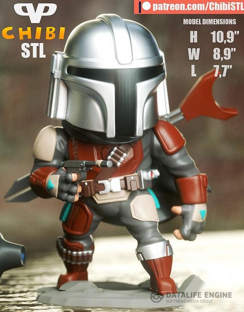 3DXM - Mandalorian Chibi