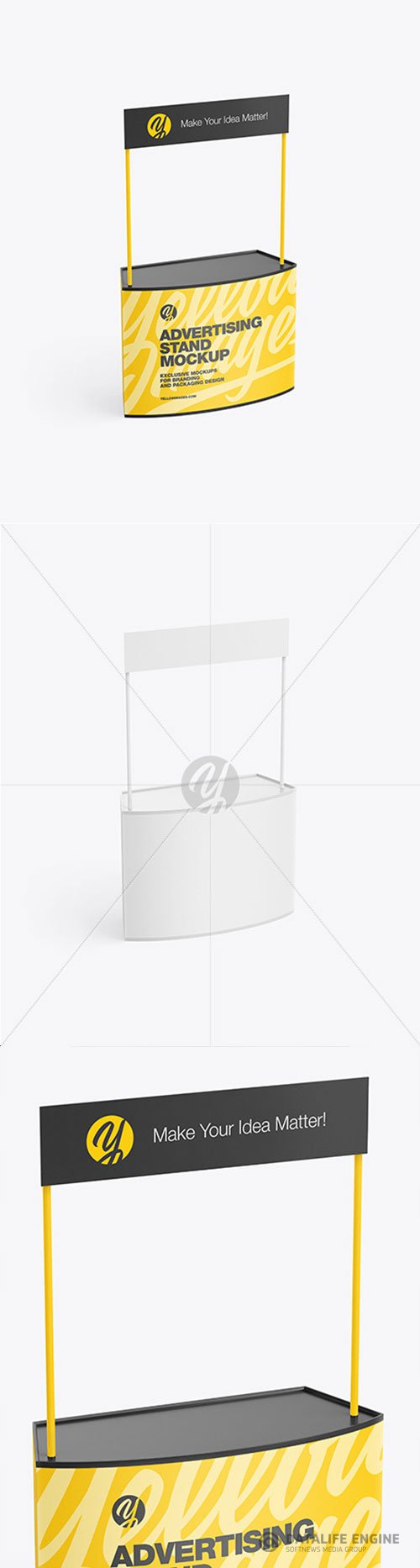 Advertising Stand Mockup 72130