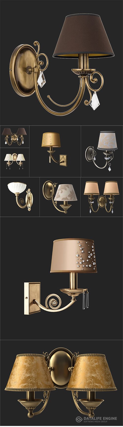 3D model Wall light Set 2