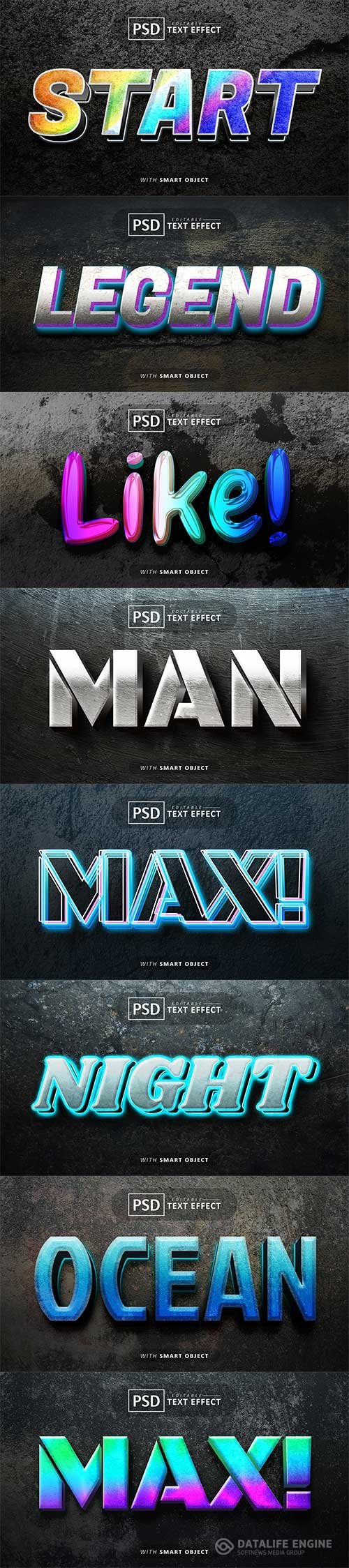 Psd text effect set vol 101