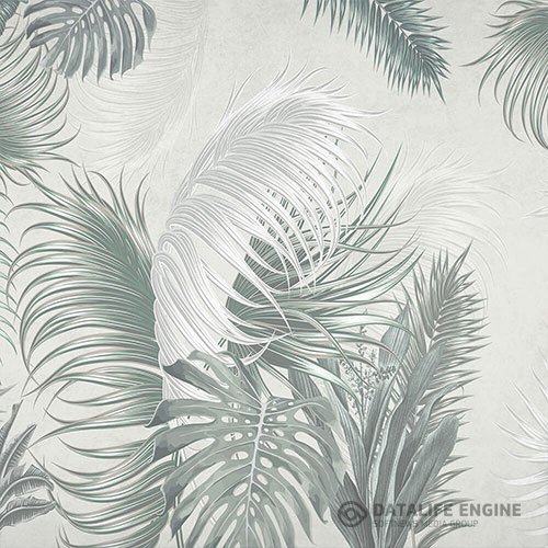 3D texture exotic plants