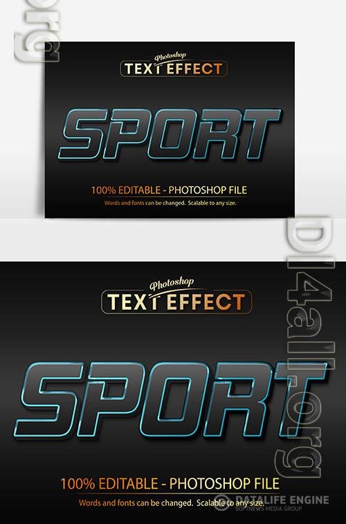 Beautiful Sport text effects