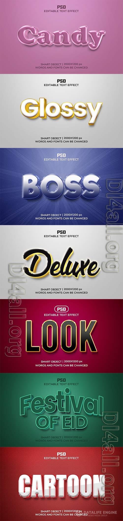 Psd text effect set vol 374