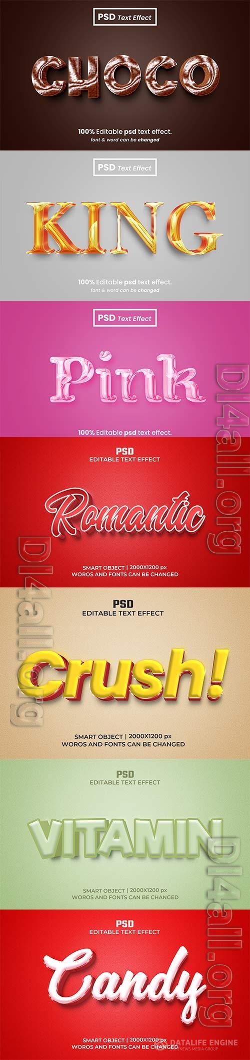 Psd text effect set vol 375