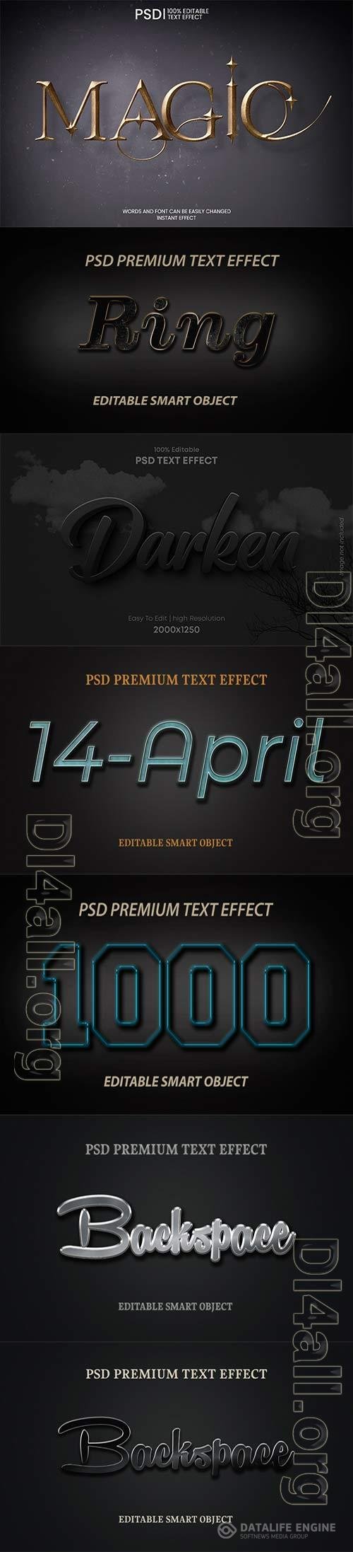 Psd text effect set vol 380