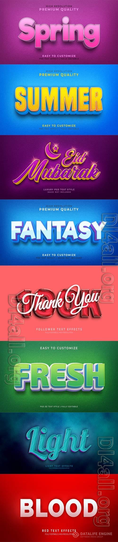 Psd text effect set vol 381