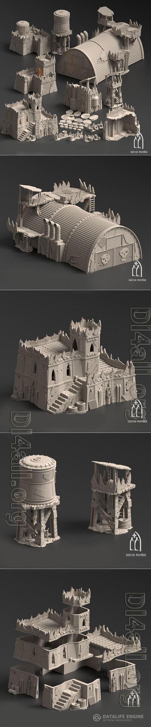 3D Print Models Warpzel-1A Orc Settlement