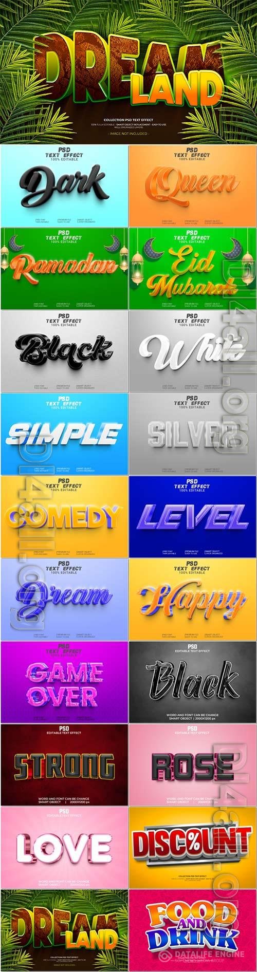 Psd text effect set vol 387