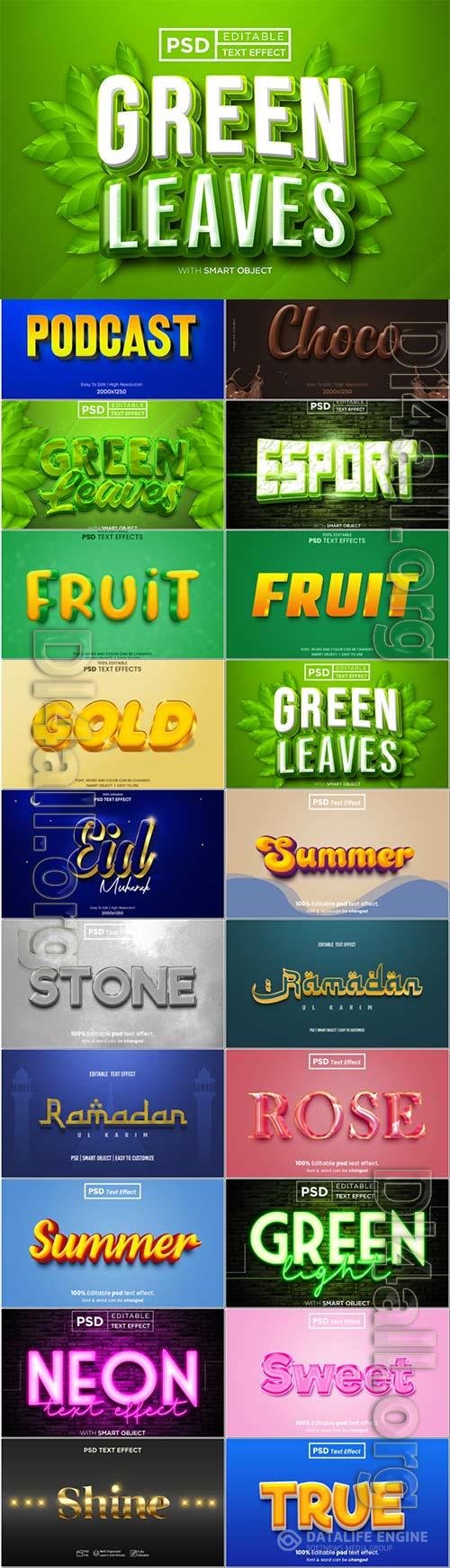 Psd text effect set vol 393