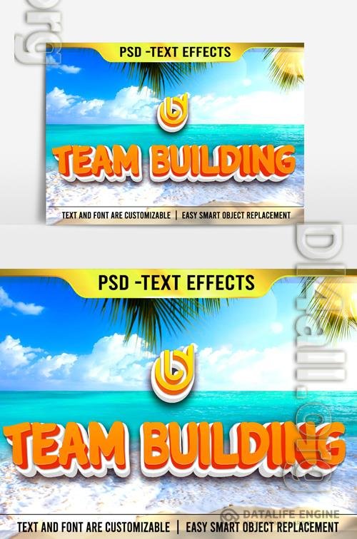 Psd Team Effects Building Text 3D Fixed