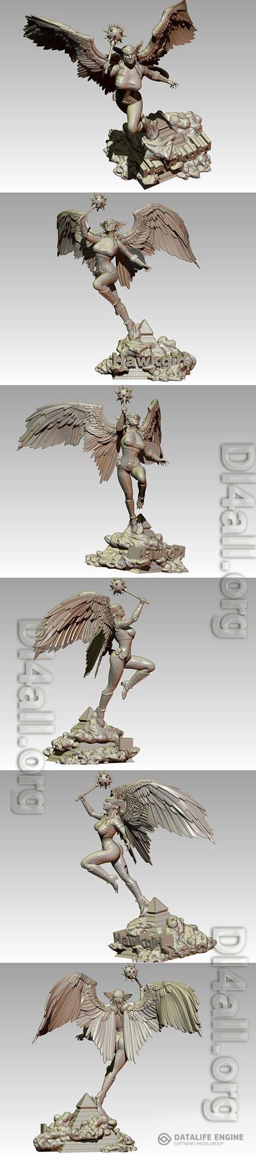 3D Print Models Hawkgirl