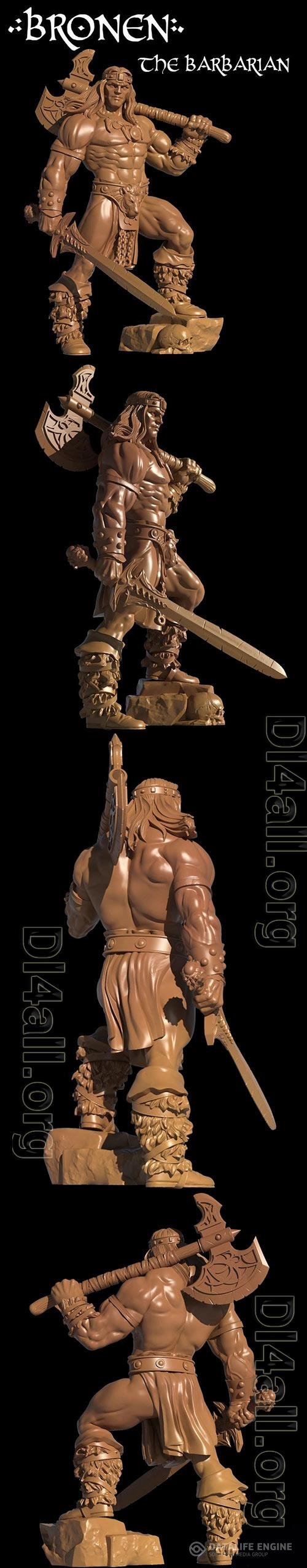 3D Print Models Bronen The Barbarian