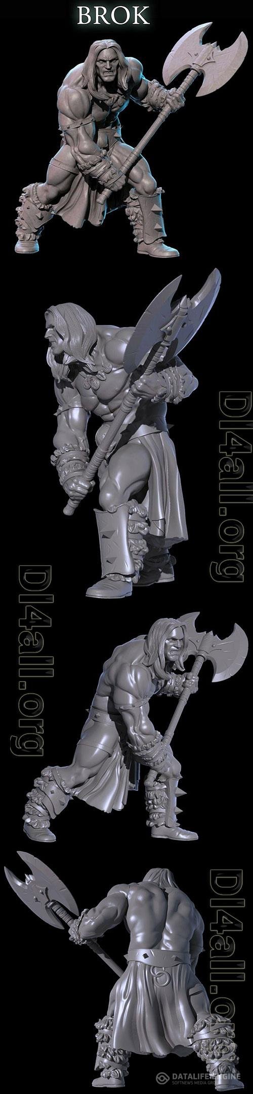 3D Print Models Brok The Barbarian