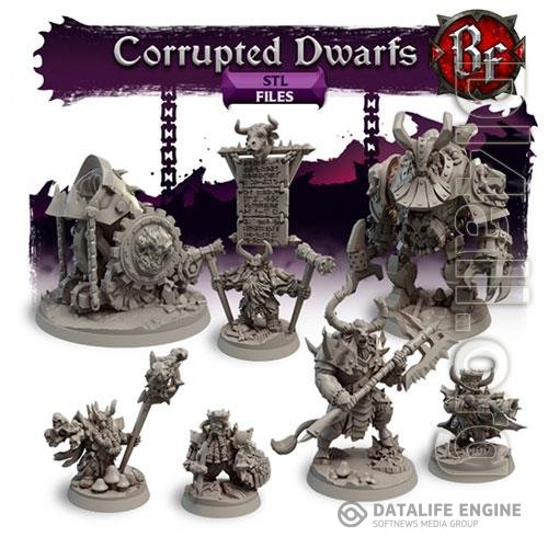 3D Print Models Game Corrupted Dwarfs