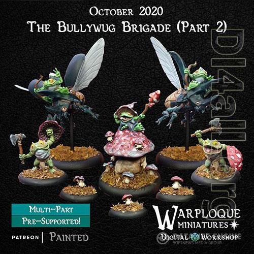 3D Print Models Warploque October 2020 - The Bullywug Brigade