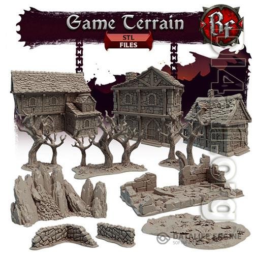 3D Print Models Game Terrain