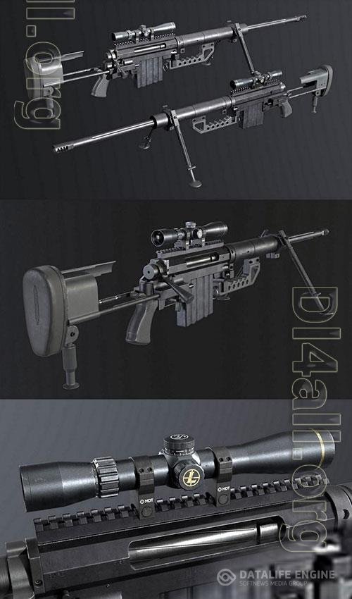 3D Models CheyTac M200