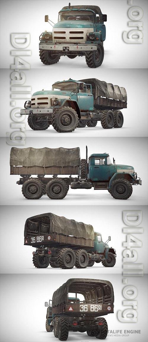 3D Models PUBG Truck