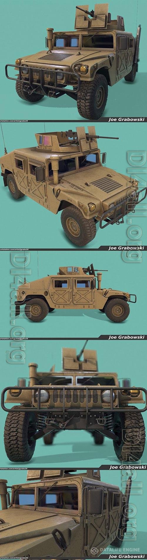 3D Models Game Ready Humvee