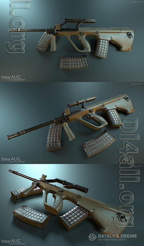 3D Models Assault rifle Steyr AUG