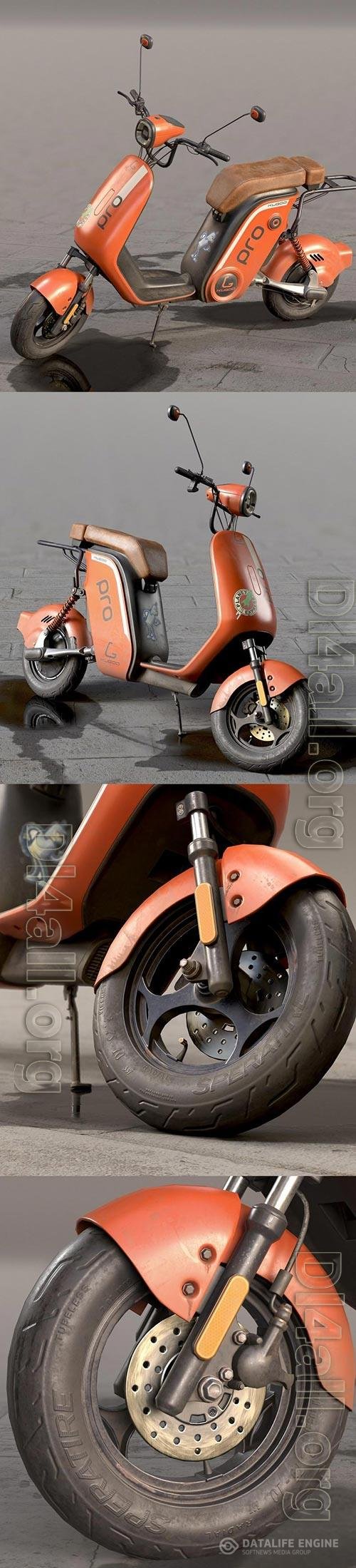 3D Models Kugoo V Pro Scooter