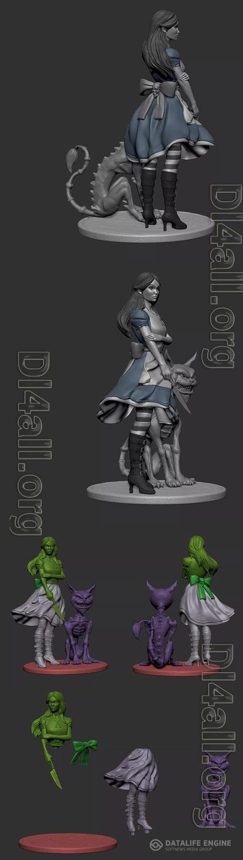 3D Print Models Alice Darkness