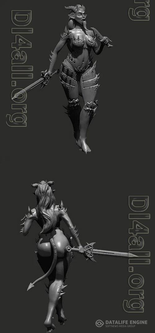 3D Print Models Demon Hero