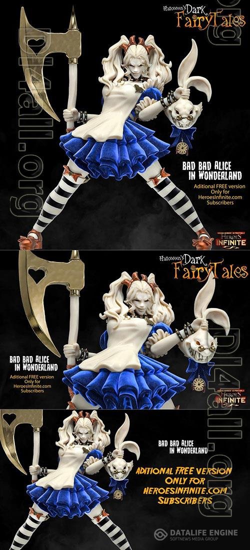 3D Print Models Alice in Wonderland