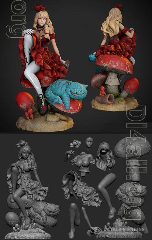 3D Print Models Alice in Wonderland V2