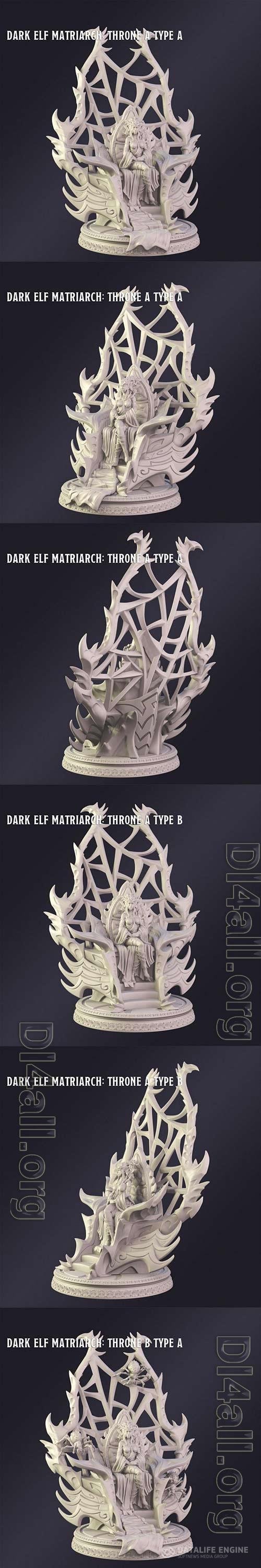 3D Print Models Dark Elf Matriarch