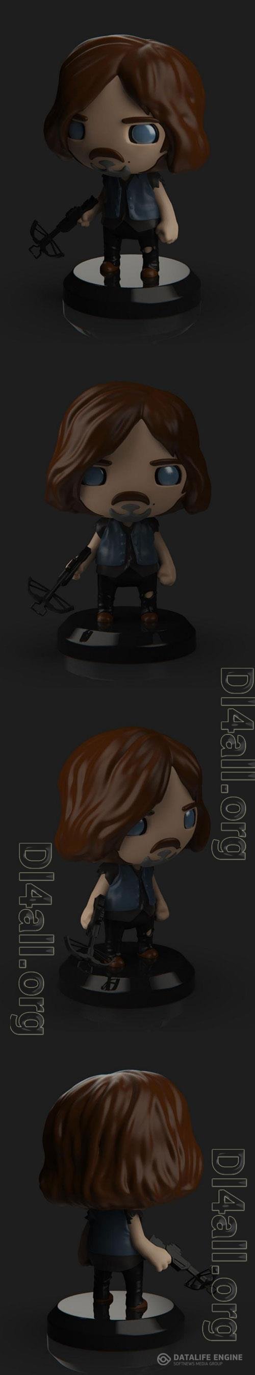 3D Print Models PlaKit Walking Dead - Daryl