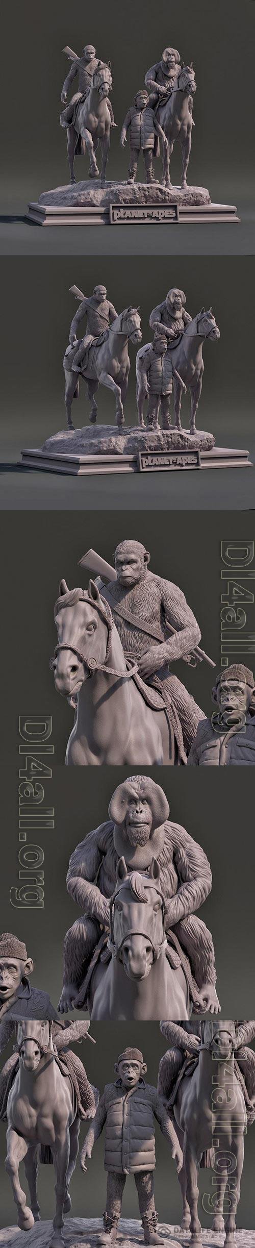 3D Print Models Planet of the Apes