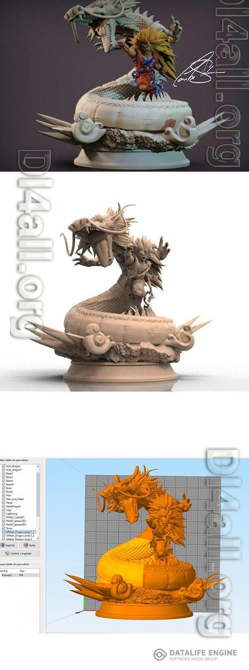 3D Print Models Goku F3 Dragon