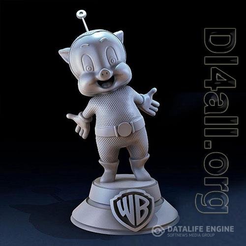 3D Print Models Porky pig - Space cadet