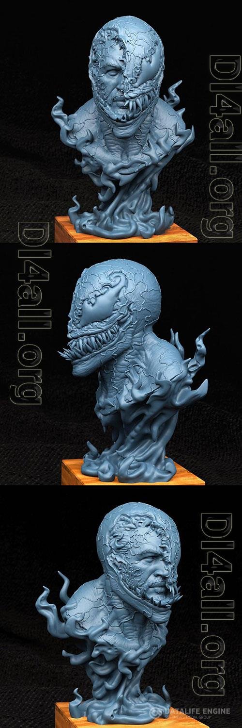 3D Print Models Venom Bust - Marvel