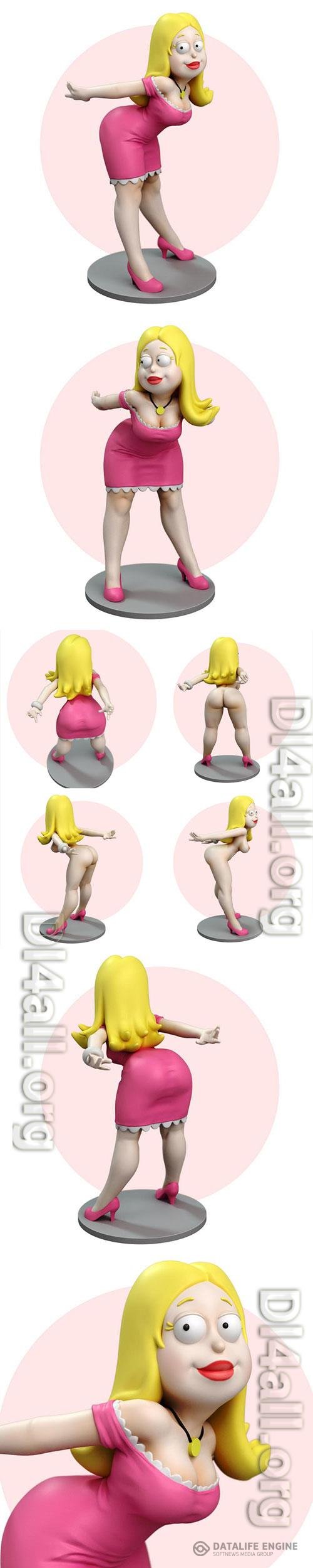 3D Print Models Francine - American Dad