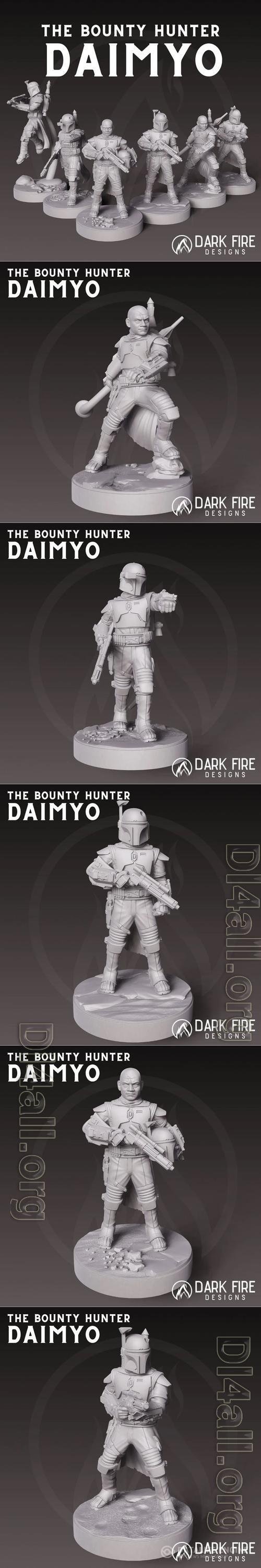 3D STL The Bounty Hunter Daimyo