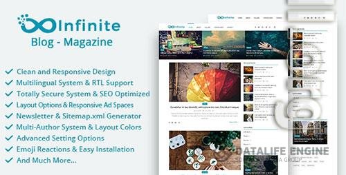 Infinite v4.2 NULLED - Blog & Magazine Script - 19890709